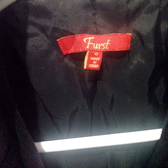 Women's Black Suit Coat With 2 Pocket 1 Button Ladies Office Long Sleeve Suit - Picture 2 of 10